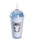 Plastic Corgi Water Tumbler - Blue